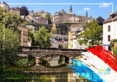 Vista del casco antiguo de la ciudad de Luxemburgo