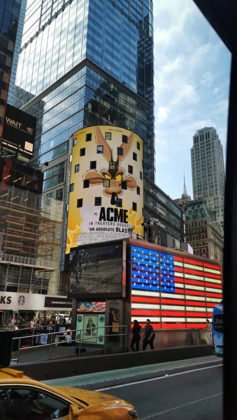 Times Square en Nueva York, fotografiado por una au pair de MexAuPair durante su capacitación