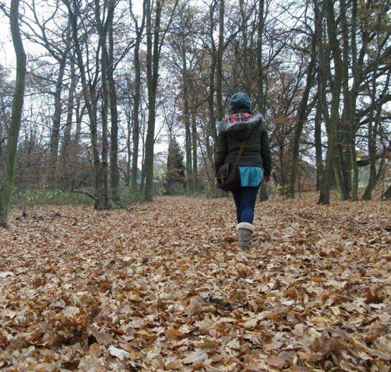 Alejandra A. durante su año como au pair