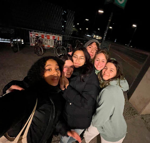 Sofi durante su año como au pair