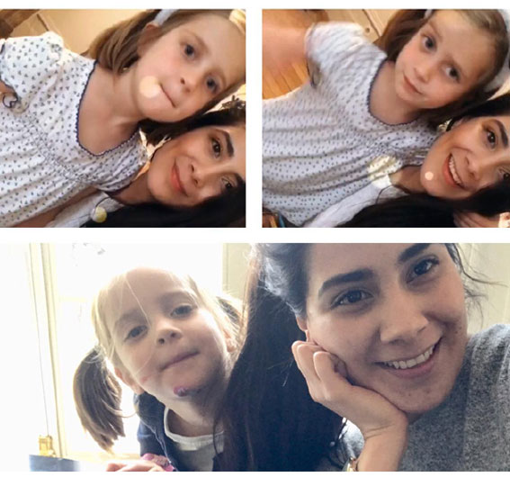 Dulce María durante su año como au pair